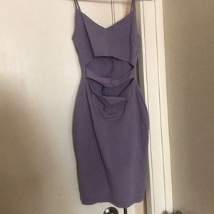 Purple Mini cocktail dress